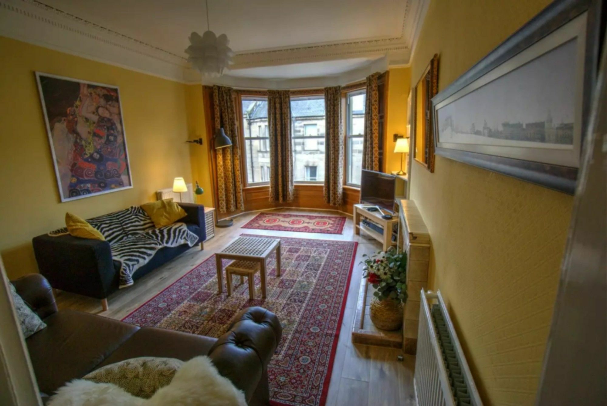 Elegant Traditional Edinburgh City Centre Flat Exterior foto